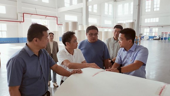 市贸促会赴西洞庭管理区调研外贸企业